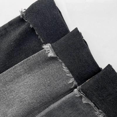 China New Arrival Breathable Stock Lot 12.3 Oz Black 100% Cotton Denim Fabric for sale