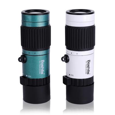 China Boshile 15-75x25 Monocular Optical Lens/Telescope High Clear Zoom Powerful Big Time HD Rubber Pocket Mini for sale