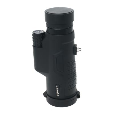 China Full Optical Lenses Support BAK4 Tripod Mobile Phone 8x Waterproof Hunting Monocular Telescope 8x42 for sale