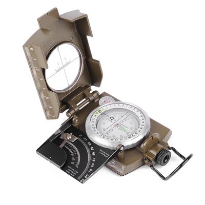 China Multifunctional Portable Adventure Tourism Boshile Outdoor Geological Guide With Fluorescence Luminous Military Magnetic Compass for sale