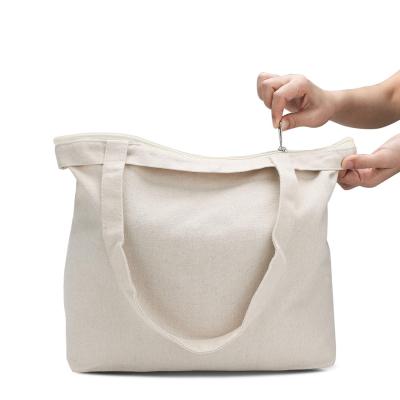 China Reusable Canvas Tote Bag Fashion Shopping Bags Factory Wholesale Recyclable Canvas Bag for sale