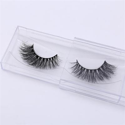 China Wholesale Natural Siberian Mink Fur Long Mink Eyelashes 100% False Eyelashes for sale