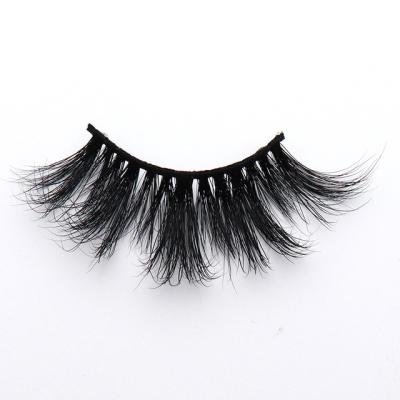 China 100% Siberian Mink Strip Natural Long Private Label Mink Lashes Fluffy Real Lashes 5d 25 Mm Mink Lashes Seller for sale