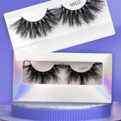 China Long Style Mink Eyelashes 5d Mink Eyelash False Mink Eyelash Seller Popular Wholesale Natural Mink Eyelashes for sale