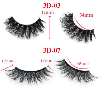 China Private Label Natural Hot Selling Long False Eyelashes Hand Made False 3D Eyelashes for sale