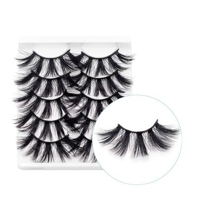 China Natural Long The Most Popular Wholesale Cruelty Free False Mink Eyelashes 25Mm for sale