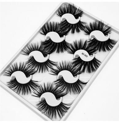 China Long 3d Mink Eyelashes Vendor False Eyelashes Lashes Natural Wholesale Natural Mink Eyelashes for sale