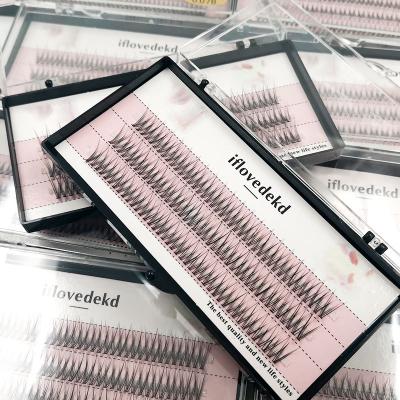 China False Eyelash Extension Soft Wholesale Volume Fans Natural Quick Transplant Eyelash Per-made Fans for sale