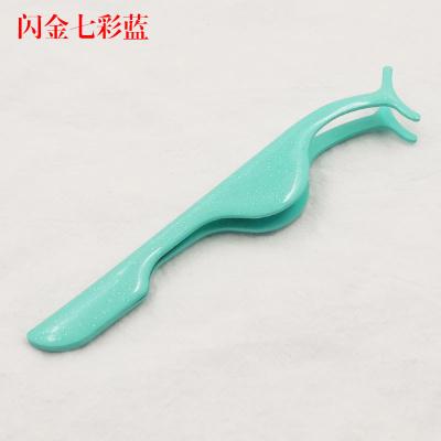 China Durable Wholesale Clip Grafting Beauty Auxiliary Eyelash Tool Eyelash Tool False Eyelash Tweezers Multifunctional Partial Eyelash Curler for sale