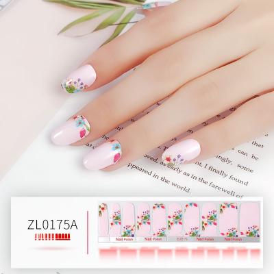 China Easy Use Leopard Print Paste Nail Stickers 20 Box Simple European and American Teardrop Nail Glue Nail Paste for sale