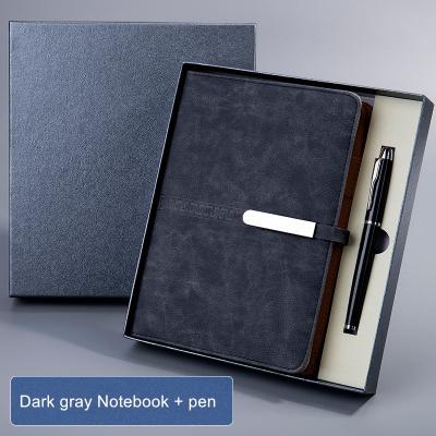 China Promotional Luxury Notebook Pen Sets, Logo Corporate Gift Set Personalized Custom Financial Institution Business Gift Items for sale