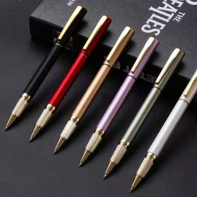 China OEM Design Normal High Quality Luxury Rollerball Pen With Logo Black Bag Gift Business Custom Made for sale