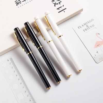 China Full Size Custom Printing Black Logo Signature Pen , Advertising Logo Pen for sale