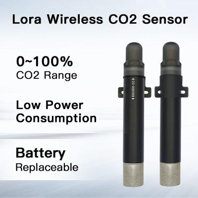 China High Concentration CO2 Tempeprature and Humidity 3-in-1 Wireless CO2 Sensor for sale