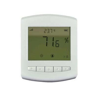 China 4G large LCD display blacklight alarm humidity and temperature sensor wireless for sale