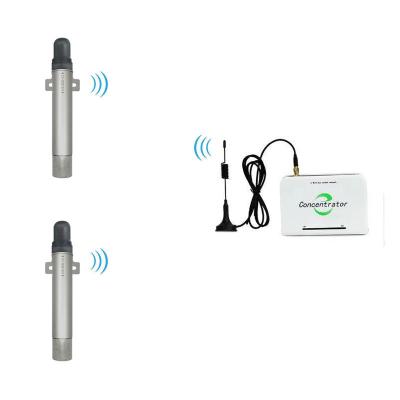 China Battery Powered Wireless Lora Temperature Humidity Sensor Long Distance Temperature Monitoring System for sale