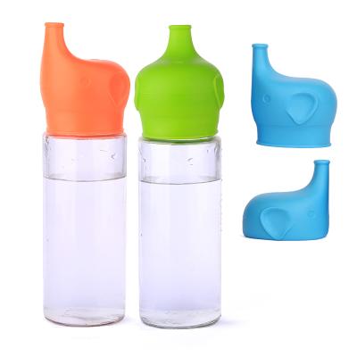 China Food Grade Child Safe Colorful Leakproof Silicone Product Child Cup Sippy Lid for sale