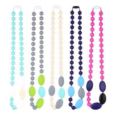 China Good Teething Necklace / Baby Wearing Baby Kid Products Safety Mommy Necklace for sale