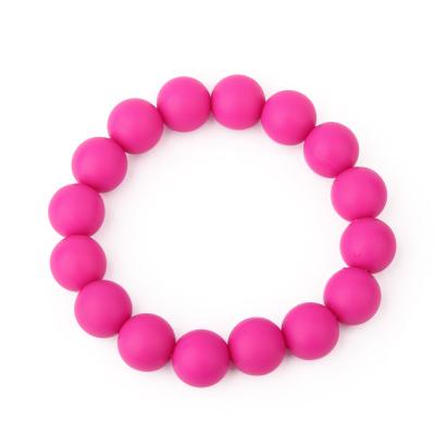 China New Arrival Factory Romantic Silicone Rubber Loom Beads Bracelet for sale