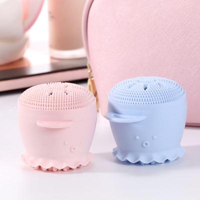 China Best Selling Custom Soft Makeup Radio Beauty Wash Products Silicone Face DEEP CLEANSING Clean Brush for sale