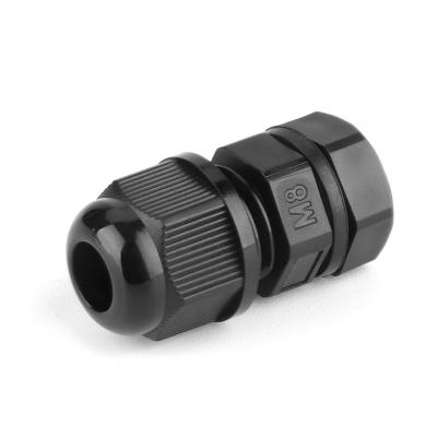 China Protect Cable IP68 M8 High Quality Waterproof Wire Cable Gland Metric Nylon Custom Size M10 M12 M16 M18 M20 for sale