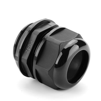 China Protect High Quality Nylon Cable Glands PG13.5 PG9 PG11 PG42 IP68 4-8mm Plastic Cable Gland PVC Waterproof Rubber for sale