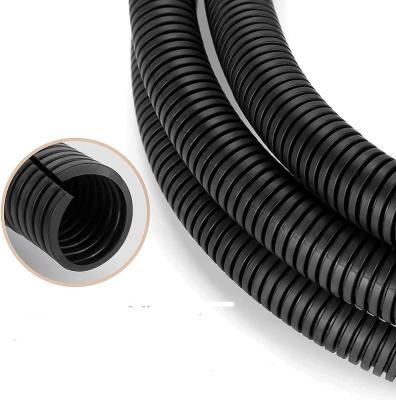 China Flexible PP PE PA/PP/PE Cable Wire Plastic Corrugated Pipe Corrugated Pipe Insulation Wire Harness High Quality for sale