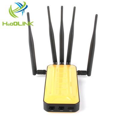 China 3G 802.11AC 750Mbps Dual Band High Power Dual SIM Card MIFIs with 5 PCS 1 1 External Antenna and Wan LAN for sale