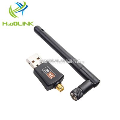 China Realtek 8811au Dual Band USB Wireless Adapter Dual Band WiFi Adapter USB AC Adapter LAPTOP 11 USB Antenna for sale