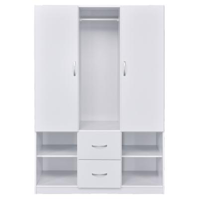 China Contemporary Large Capacity 2 Door Wardrobe with 2 Drawers for sale