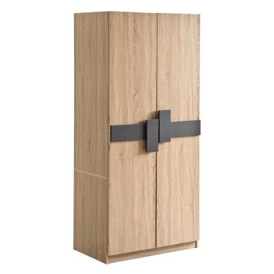 China Contemporary New Design 2 Door Wardrobe for sale