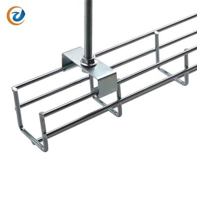 China Outdoor 2022 Galvanized Steel Under Desk Cable Management Wire Mesh Cable Tray Stainless Steel Cable Tray for sale