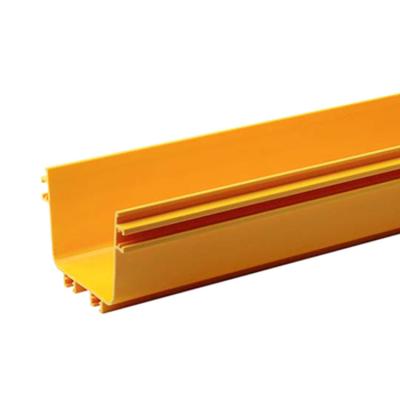 China High Quality ABS Yellow Fiber Optic PVC 2022 PVC Runner Cable Tray Abs Orange Fiber Optic Runner Cable for sale