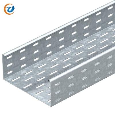 China Exterior Galvanized Steel Cable Tray and Perforated Cable Tray Support System for sale