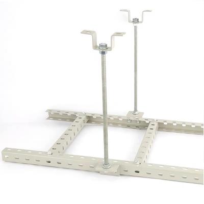 China Indoor Data Center Best Selling Under Desk Cable Organizer Tray Data Center U-Strut Channel Cable Ladder for sale