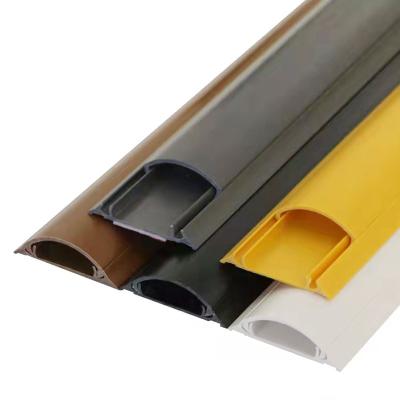 China Low Price Trunking PVC 50X100Mm 100X100 Trunking / 100 X Fire Resistant Wiring PVC 100Mm for sale