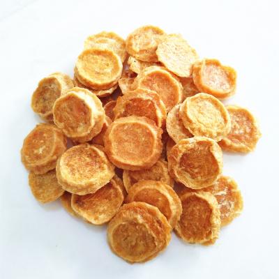 China OEM Viable Order NATURAL Pet Snacks Dog Treat Dried Chicken Jerky Round Nibbles Easy To Feed Without Additives Made in China for sale