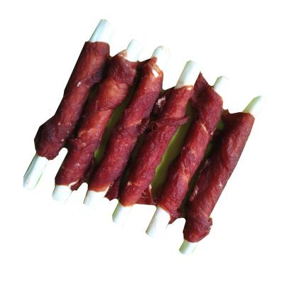 China OEM PET SNACK SUSTAINABLE Dried Duck Meat With Duck Breast Dried Rawhide High Protein Low Moisture Made In China for sale