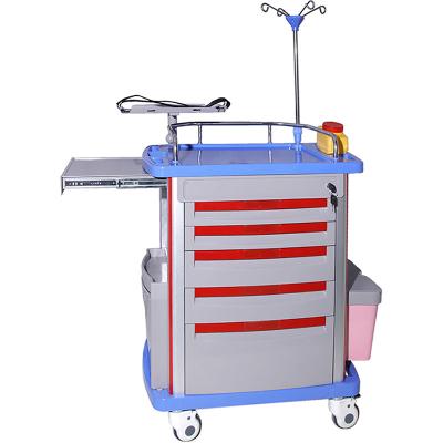 China Modern ABS Hospital Medical Emergency TWT001 Economical Treatment Trolley for sale