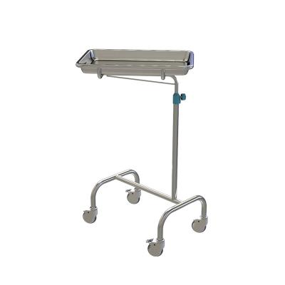 China Factory Stainless Steel Mayo Table Luxury Mayo Trolley Instrument Trolley for sale