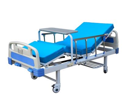 Cina 3 Functions TWB003 Two Crank Hospital Bed With Manual Mattress Hospital Bed Bed 3 Functions in vendita