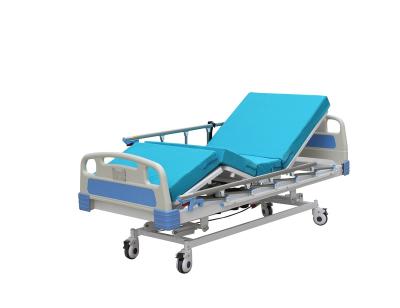 Cina 3 functions two crank hospital bed with mattress cama three functions manual hospital bed bed in vendita