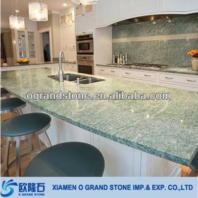 China Widely Used In Chinese Artificial Kitchen Blue Quartz Kitchen Countertops Gardening Wholesale for sale