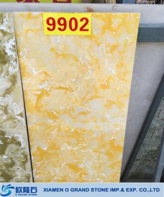 China Widely used in gardening backlit onyx panel, bar decor artificial honey onyx marble for sale