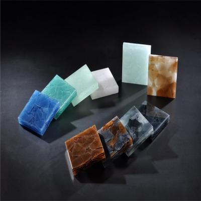 China Tile Artificial Onyx Backlit Jade Glass Stone Slab for sale