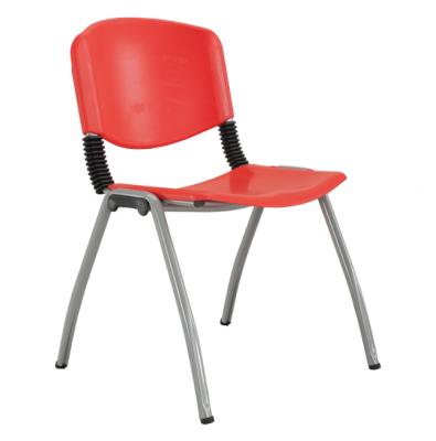 China Solid Popular Computer Desk Chair Kid Child Small Plastic Meeting Chair With Metal Legs for sale