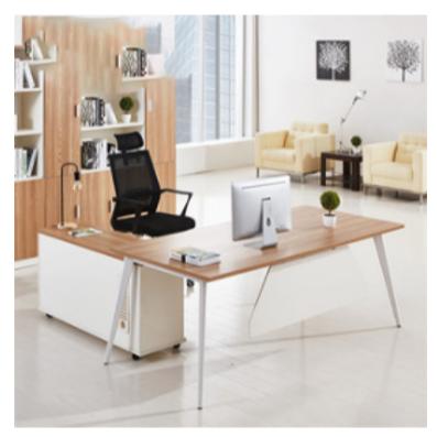 China Solid Customized Color L Shape Table Office Furniture Luxury Manager's Office Desk for sale