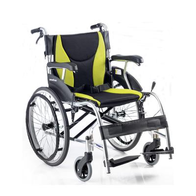 China Portability Sale Wheelchair Rehabilitation Therapy Supplies General Aluminum Alloy Wheelchair For Family Hospital for sale