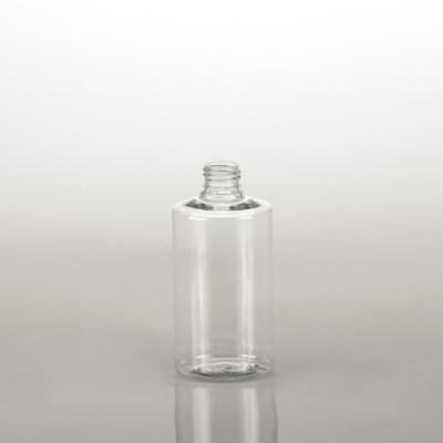 China BEAUTY PACKAGING 300ml 10oz Cylinder PET Plastic Bottles For Cosmetics for sale