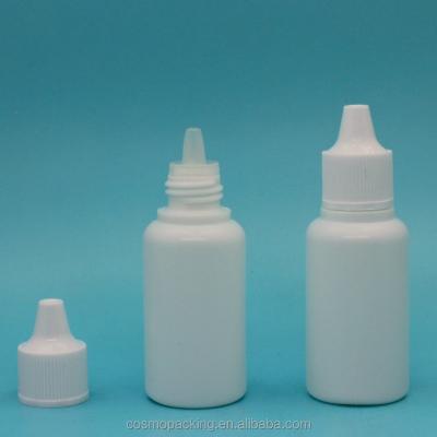 China Eyewear Packaging 20ml Empty Plastic Dropper Bottle (drops from plug can removable) for sale